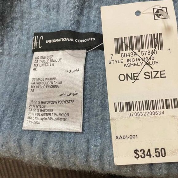 INC International Concepts Gemstone Beanie (444) - Picture 4 of 4